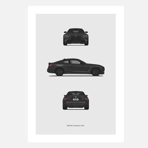 NWT Kith x BMW M4 poster